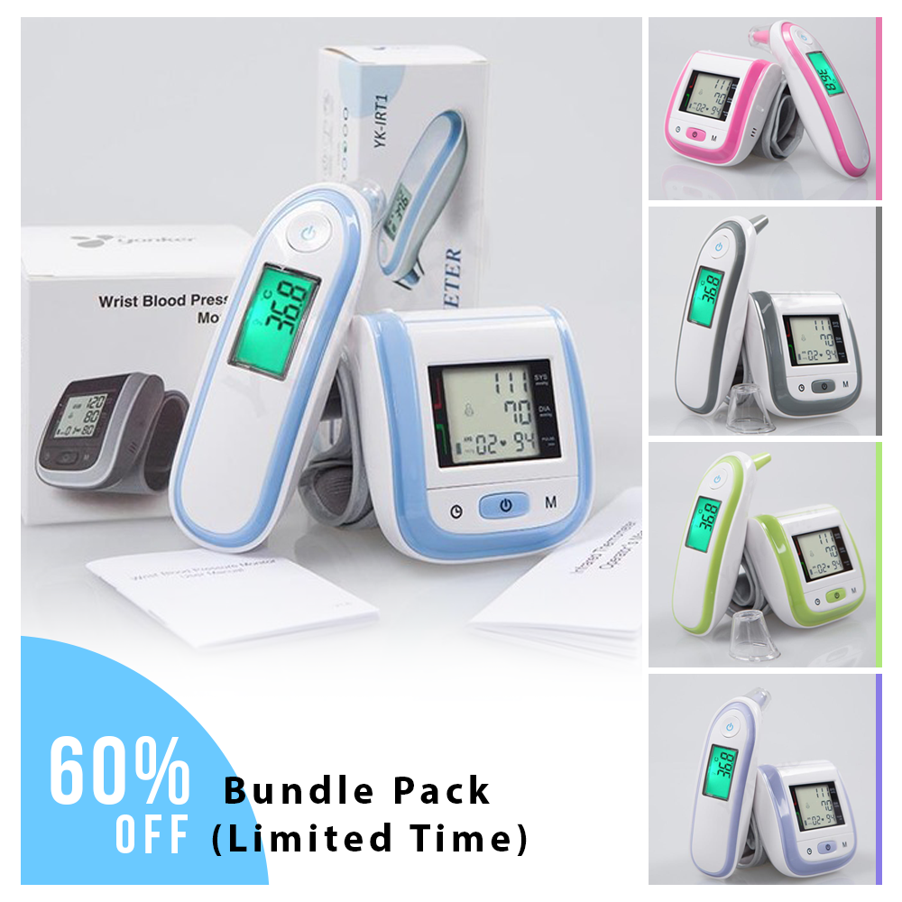 Copy of Blood Pressure Monitor + Infrared Ear Thermometer - Health Pack